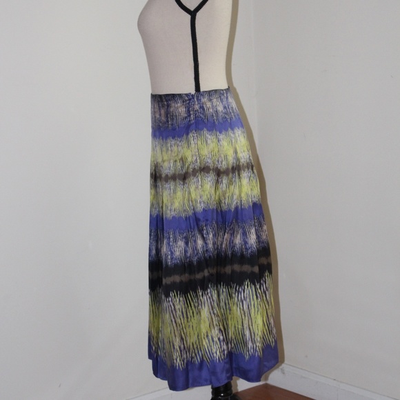 Jones Of New York Collection, wide pleats silk blend skirt - Picture 3 of 11